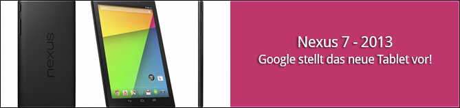Google stellt neues Nexus 7 vor